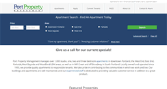 Desktop Screenshot of portpropmgt.com